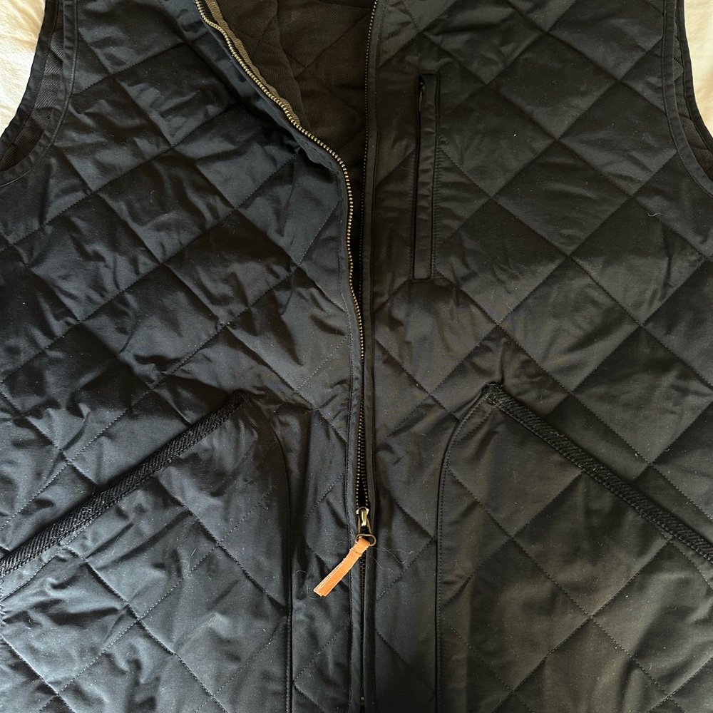 J. Crew Men's Dark Quilted Vest